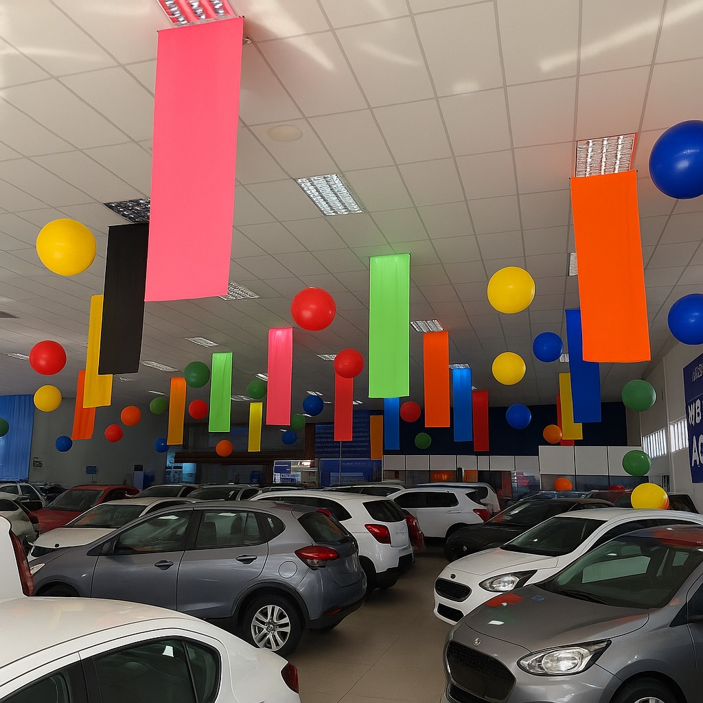 Bolas de vinil para  decora e inauguração de loja campinas