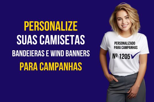 camisetas personalizadas para eleições