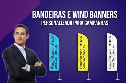 wind banner para eleições